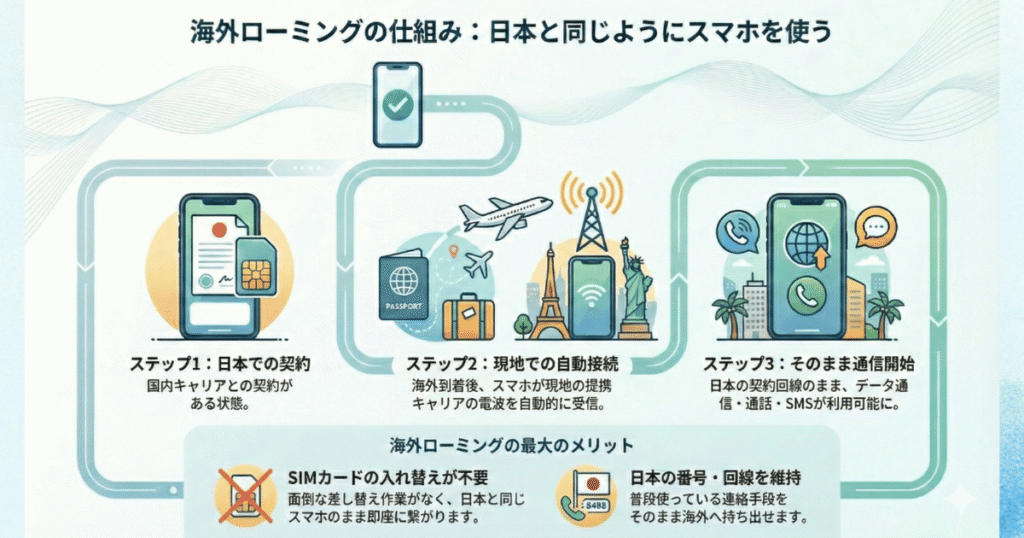 海外ローミングについて