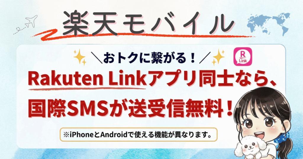 アプリを使えば国際SMSが無料