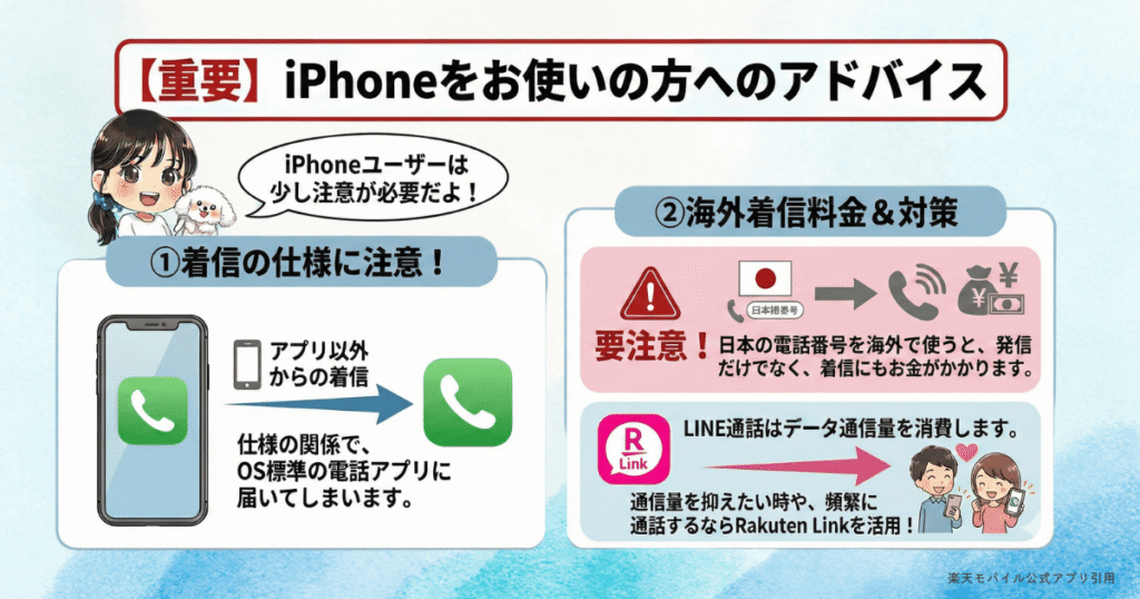 iphoneユーザーへのアドバイス
